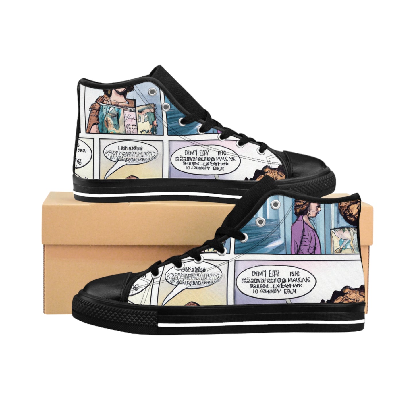 .

Earraighne Montague - Comic Book Hi Tops