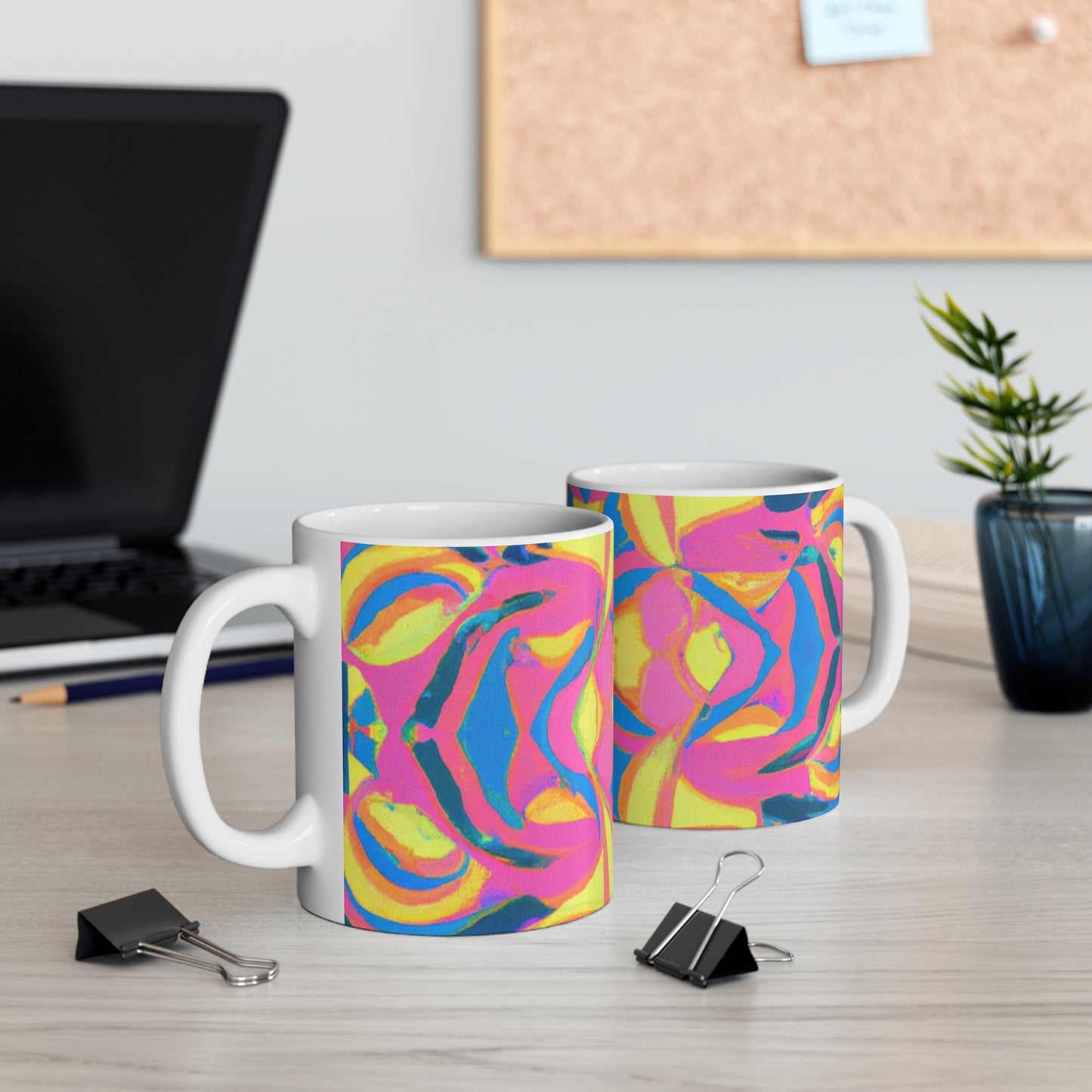 Brewmaster Frankie - Psychedelic Coffee Cup Mug 11 Ounce