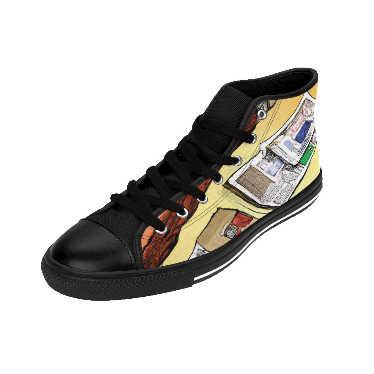 Monielle de Chadoux - Comic Book Hi Tops