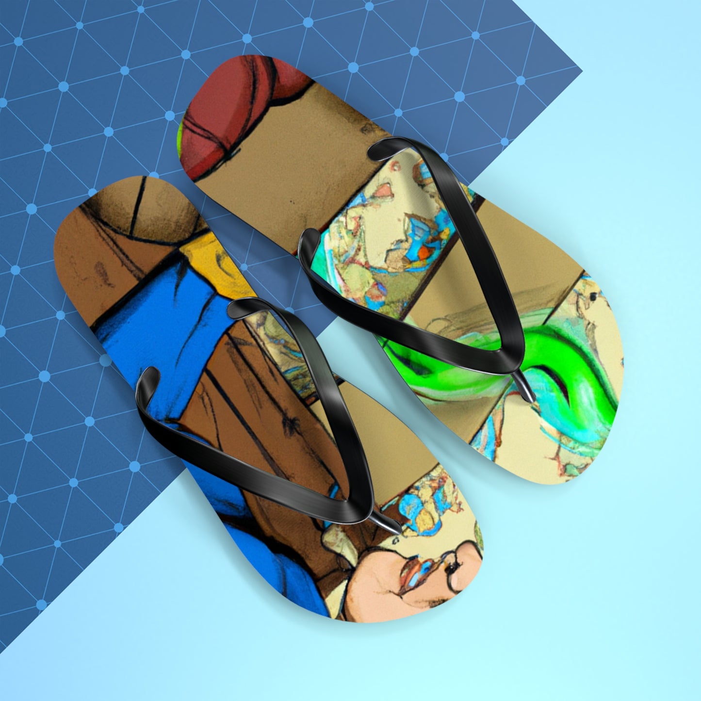 Skylord Supreme - Comics Collector Flip Flop Beach Sandals