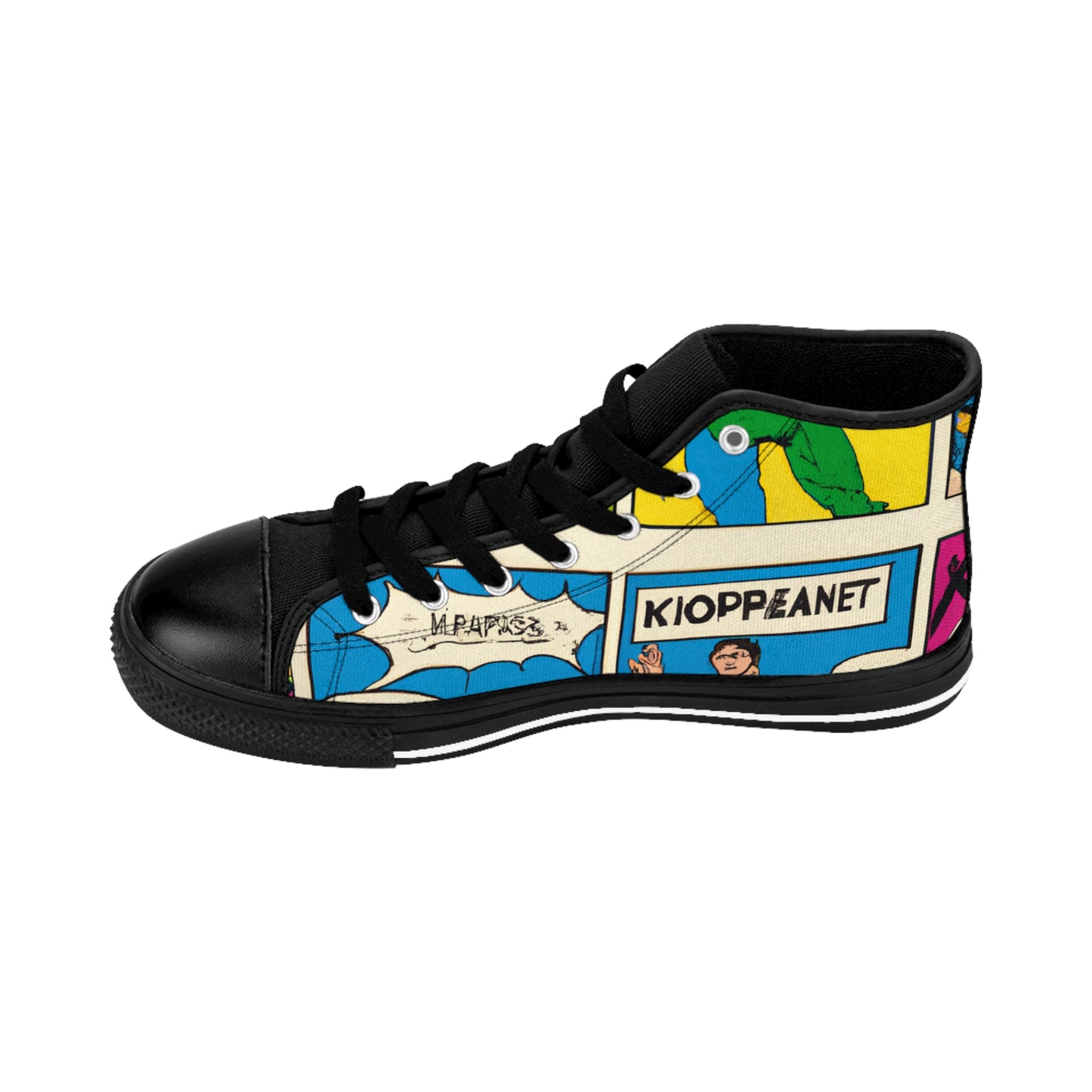 .

Owen de Footwear - Comic Book Hi Tops