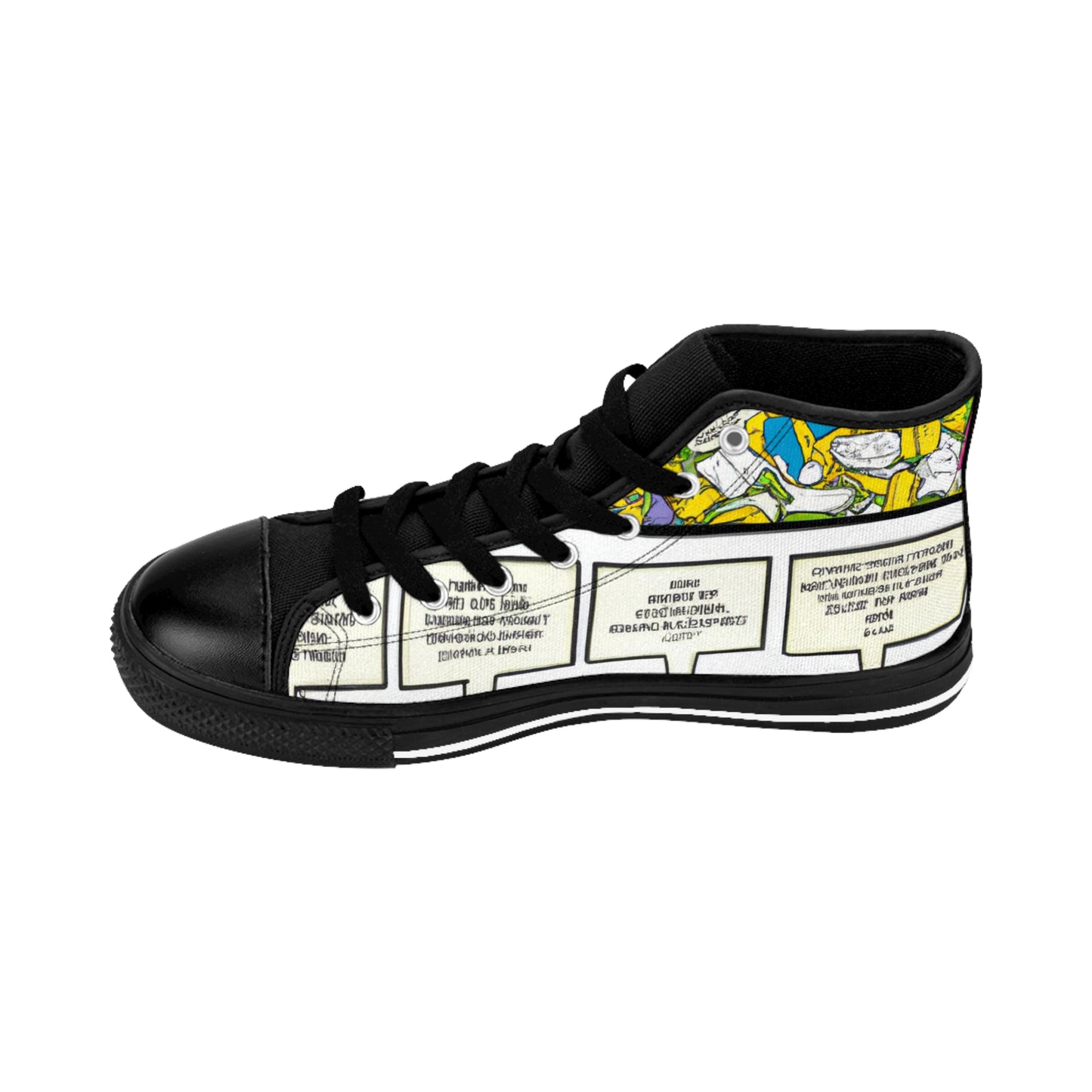 .

Ighazildo Shoes - Comic Book Hi Tops