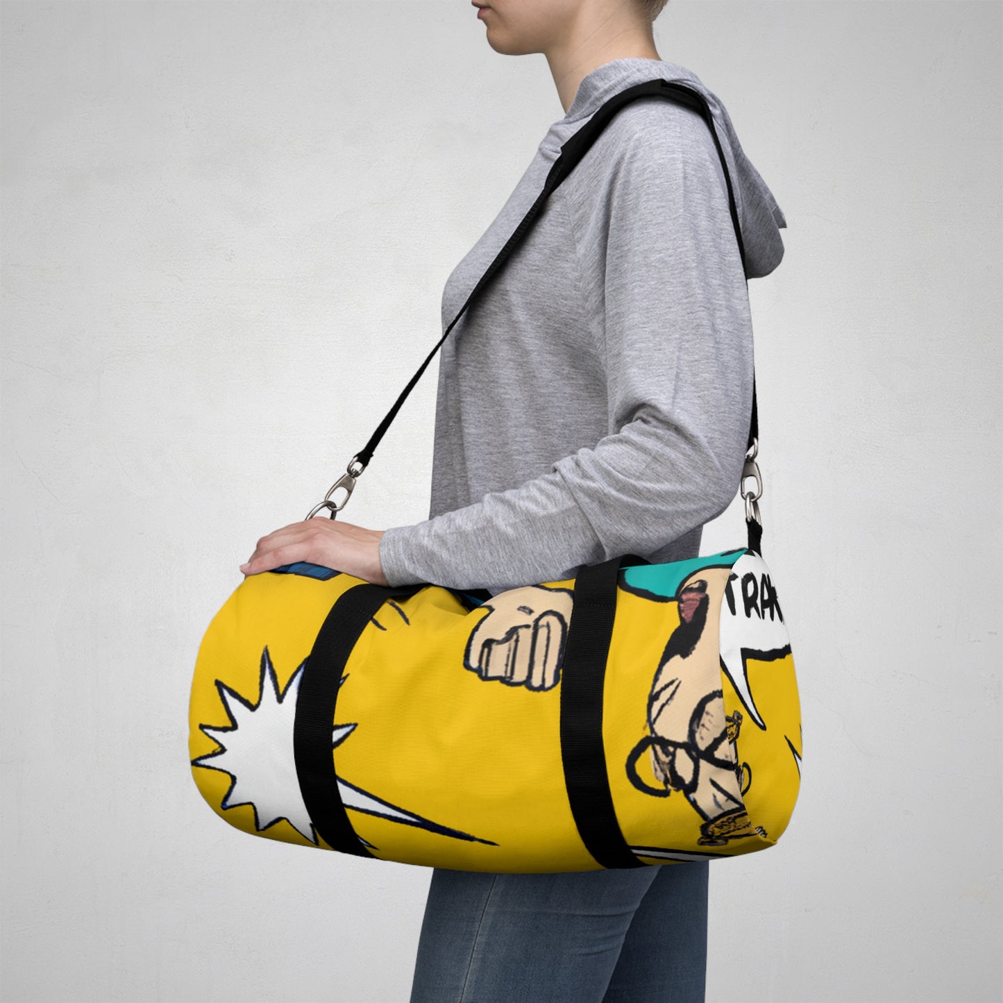 Penelope Prescott Luxury Luggage - Comic Book Duffel Bag