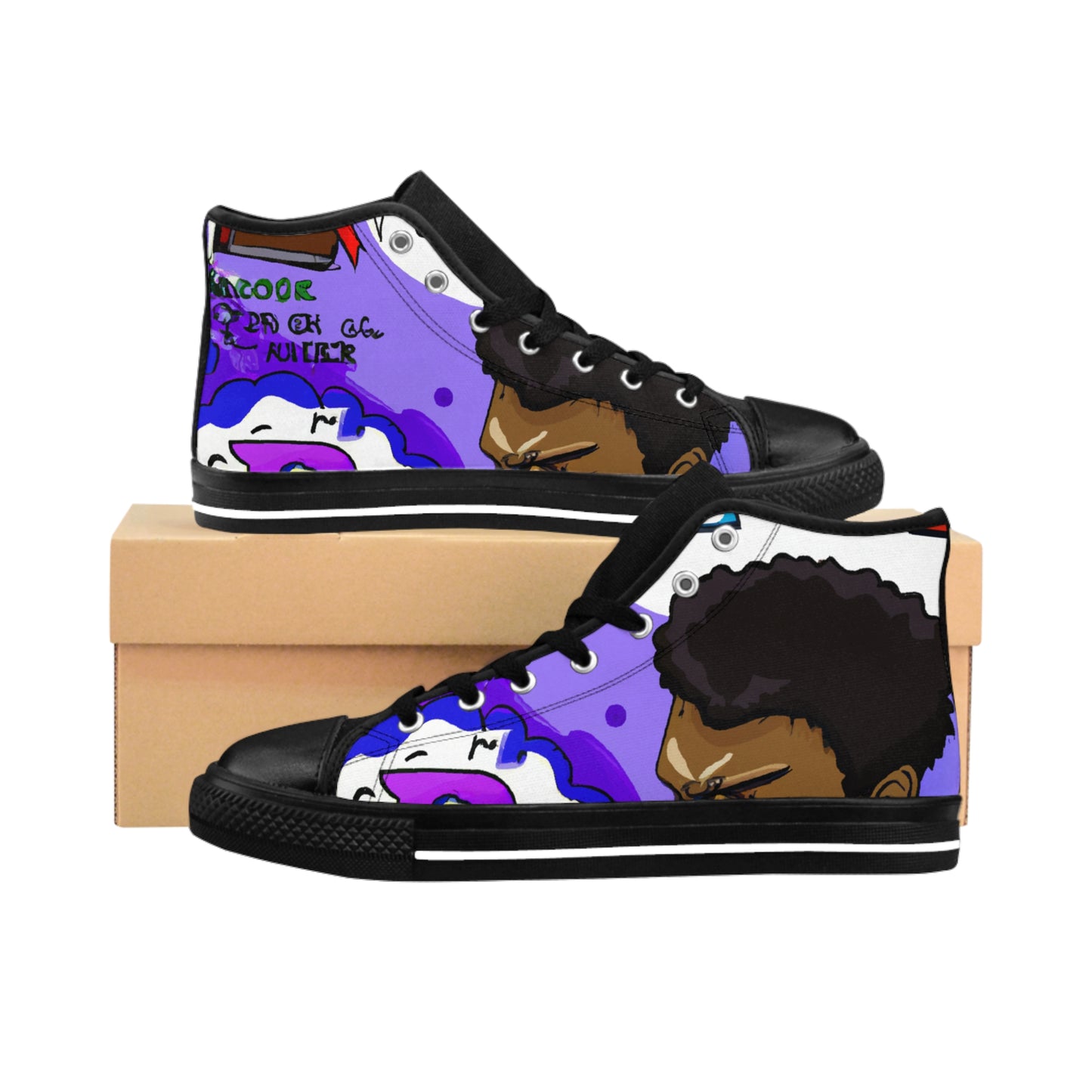 .

Asfred the Shoe Maker. - Comic Book Hi Tops