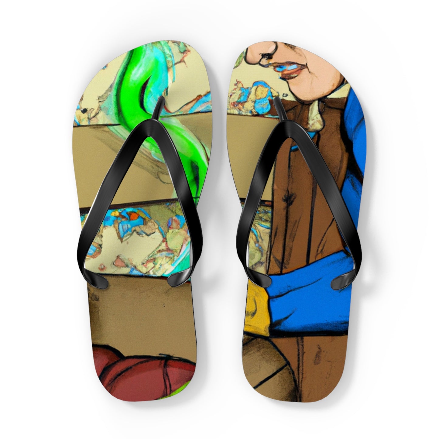 Skylord Supreme - Comics Collector Flip Flop Beach Sandals