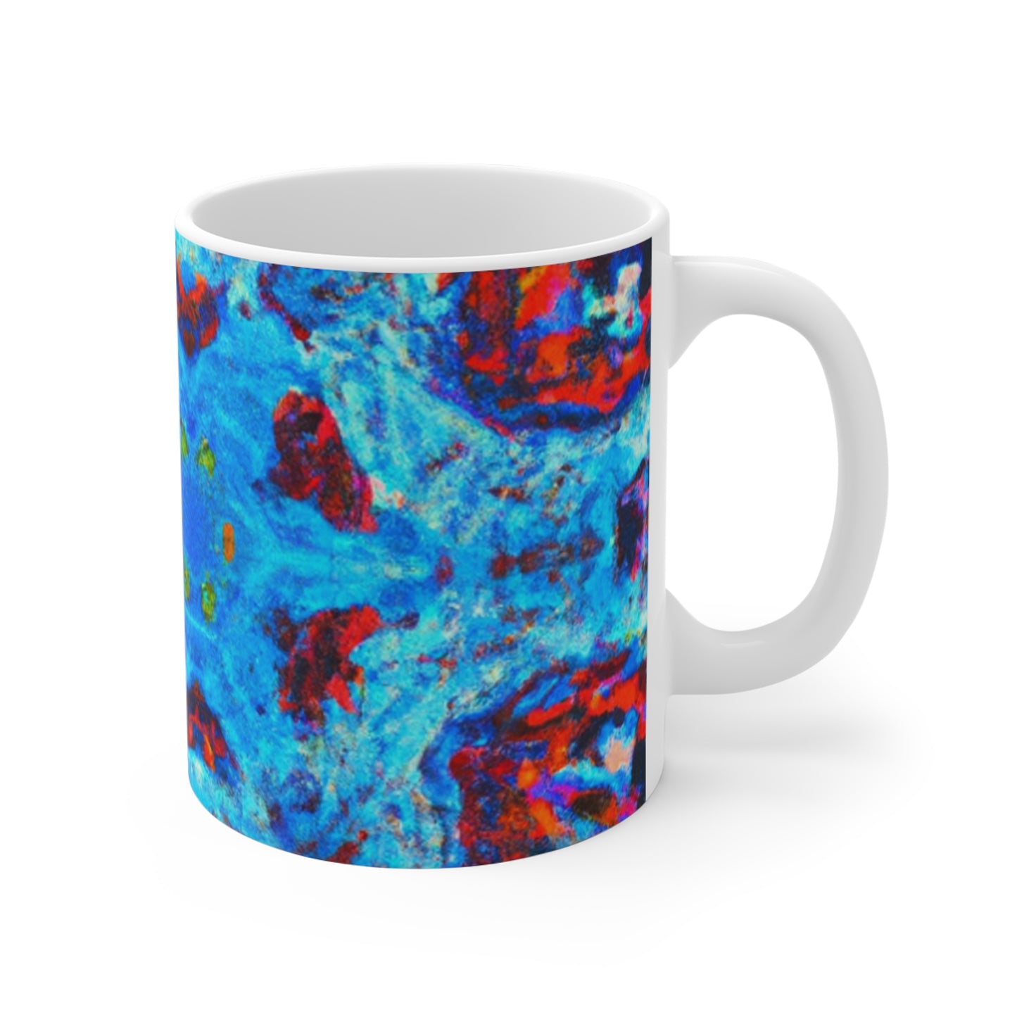 Brewster Benson Cafe - Psychedelic Coffee Cup Mug 11 Ounce