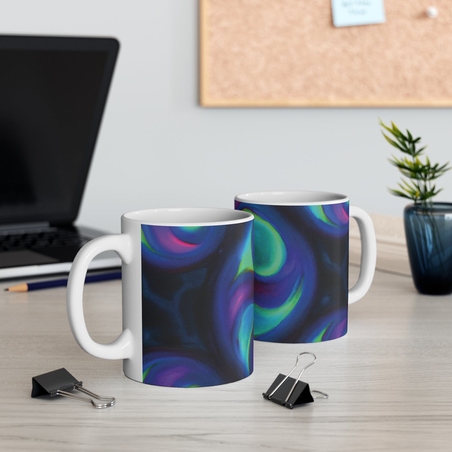 Thelberta's Best Brews - Psychedelic Coffee Cup Mug 11 Ounce