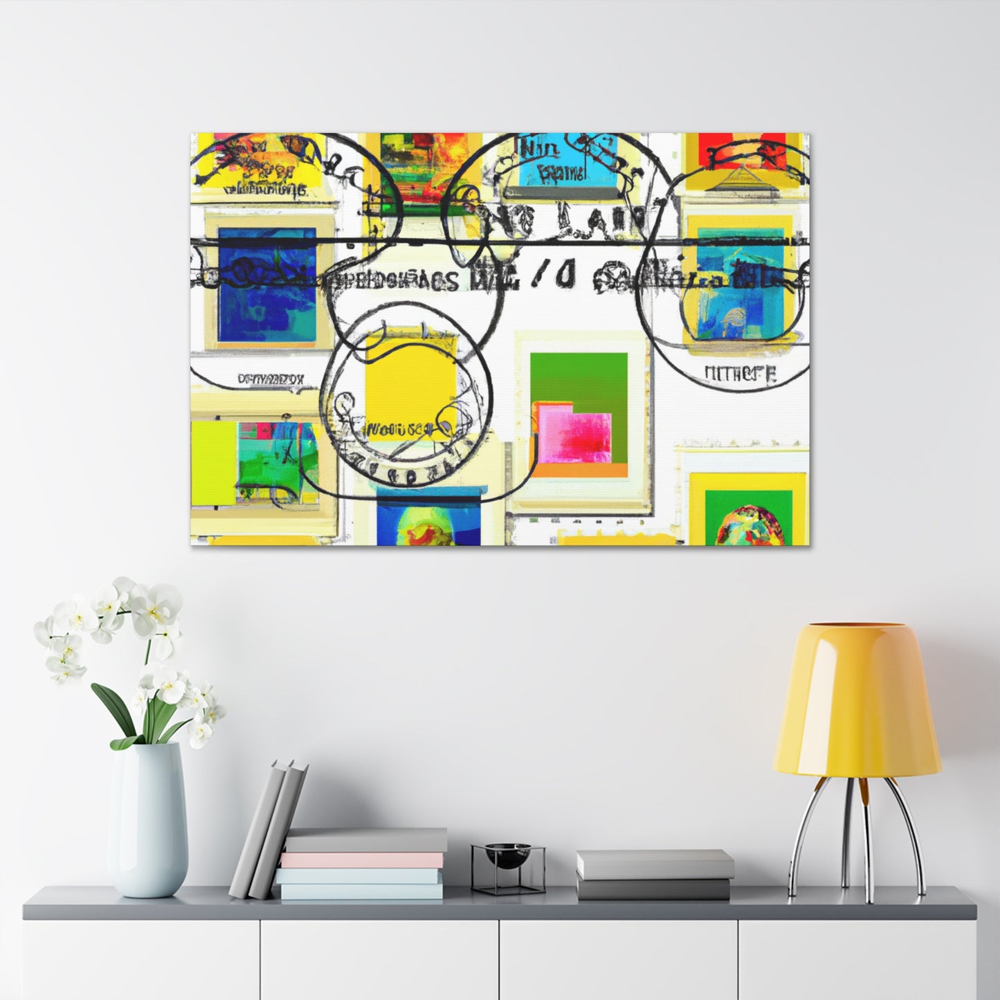Global Friendship Stamps. - Postage Stamp Collector Canvas Wall Art