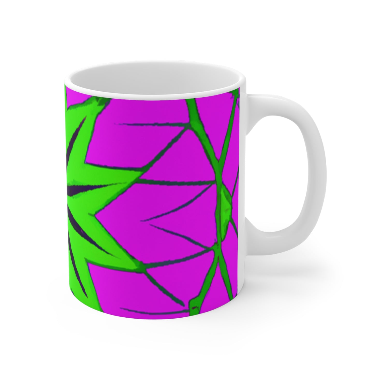 Donna's Classic Coffee Roasters - Psychedelic Coffee Cup Mug 11 Ounce