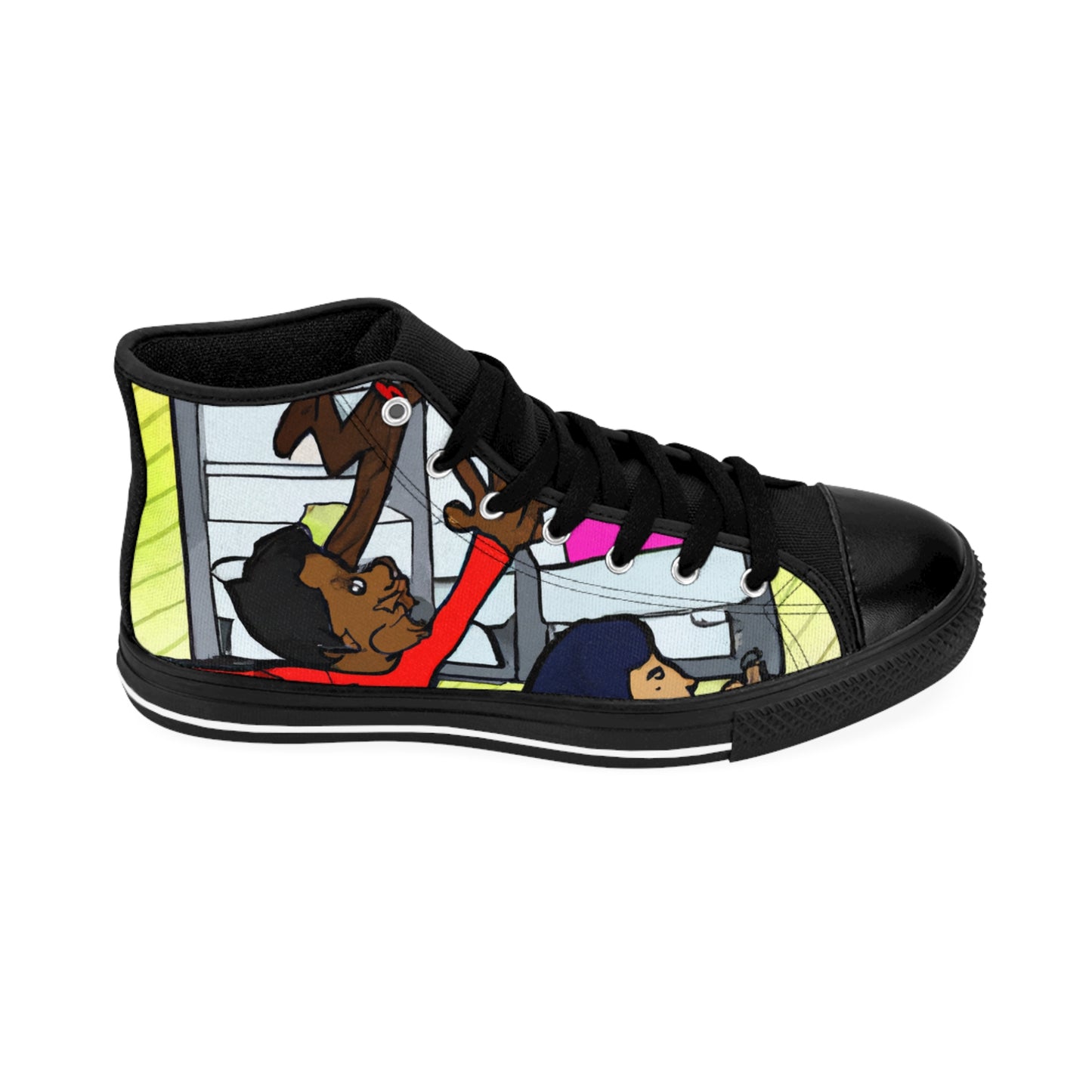 .

Aldwyn the Artisan Shoemaker - Comic Book Hi Tops