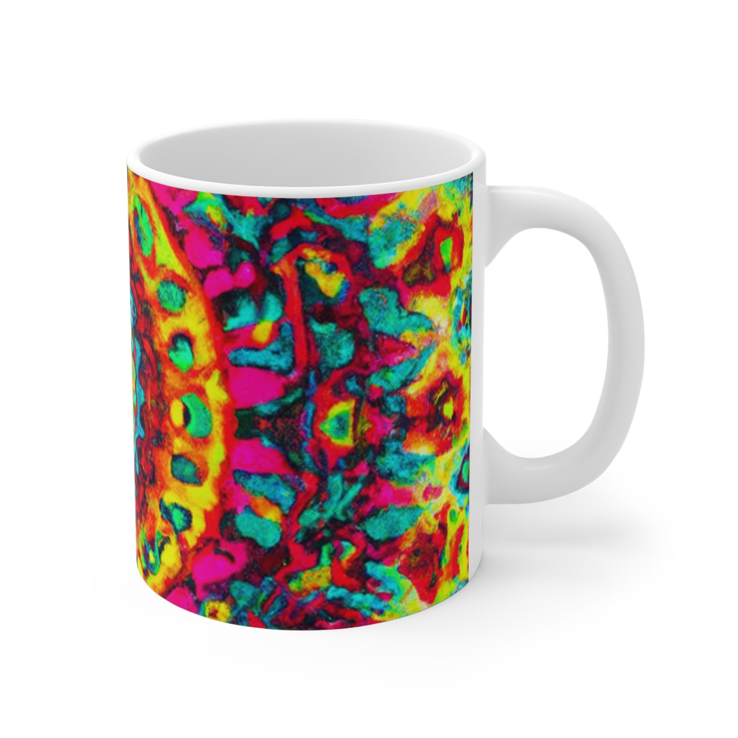 Clyde's Coffees - Psychedelic Coffee Cup Mug 11 Ounce