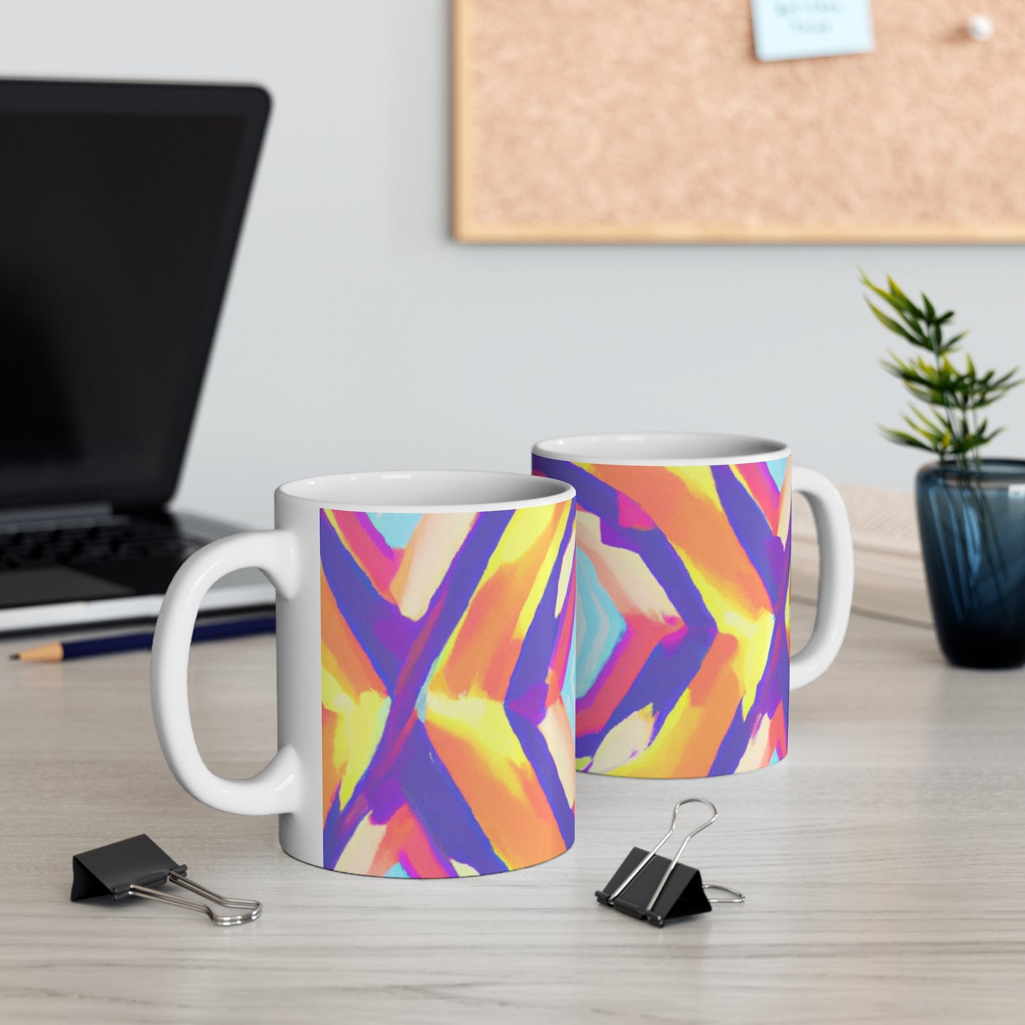 Mildred's Java Brew - Psychedelic Coffee Cup Mug 11 Ounce