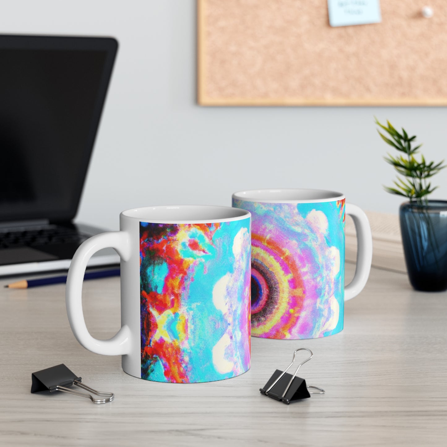 Joey's Java - Psychedelic Coffee Cup Mug 11 Ounce