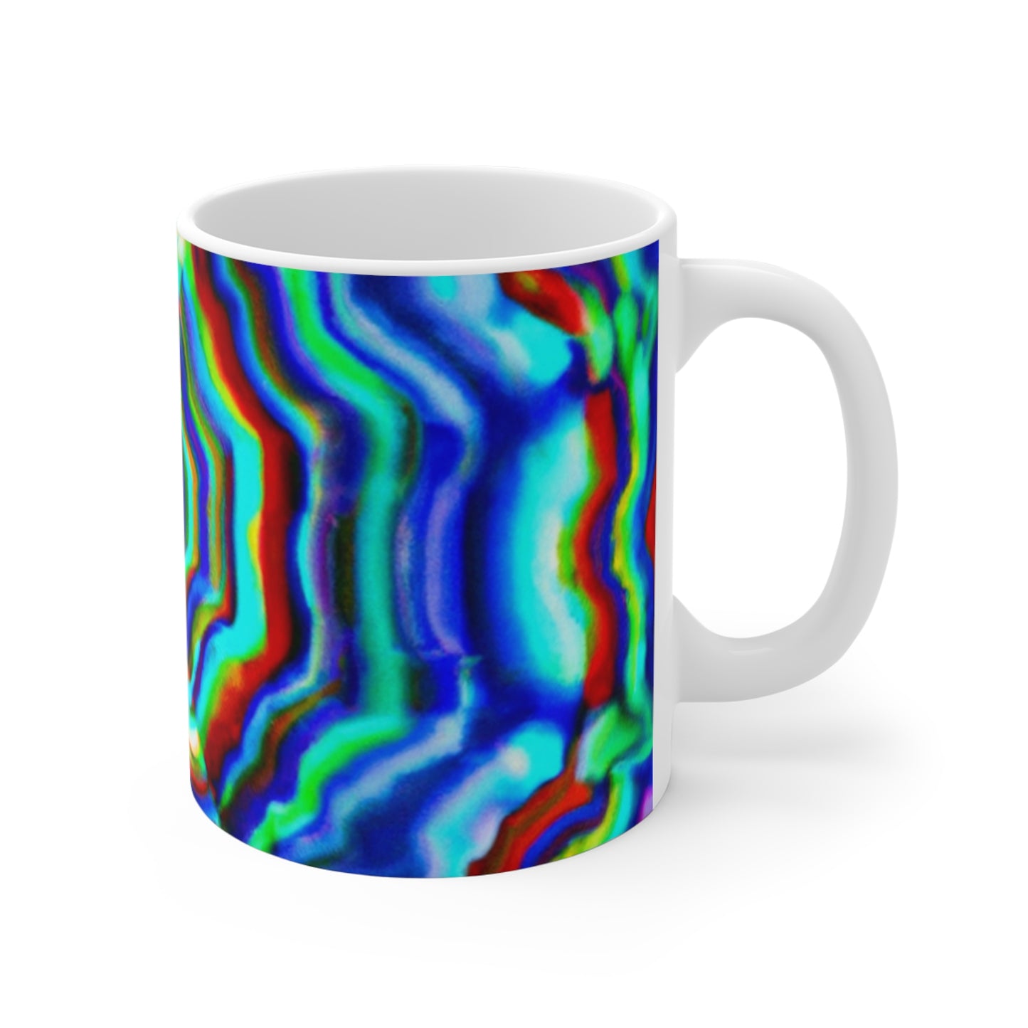 RobinsBrew Coffee - Psychedelic Coffee Cup Mug 11 Ounce