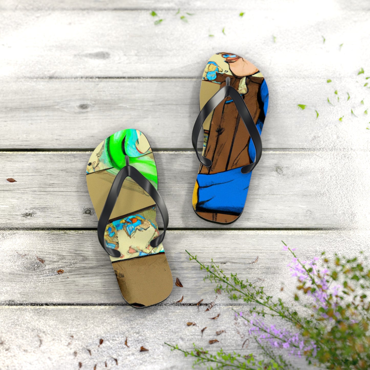 Skylord Supreme - Comics Collector Flip Flop Beach Sandals