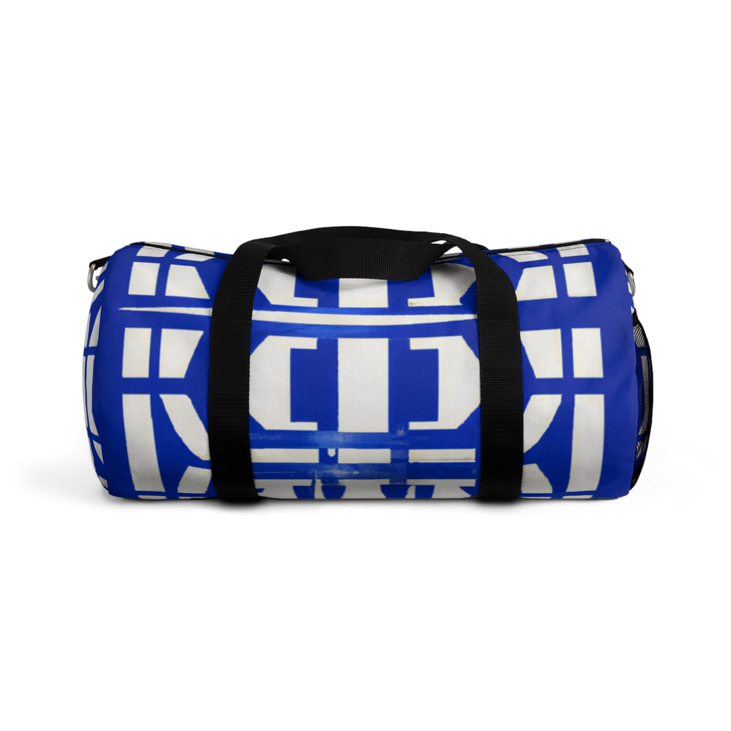 Nathaniel Coffeebean - Geometric Pattern Duffel Travel Gym Luggage Bag