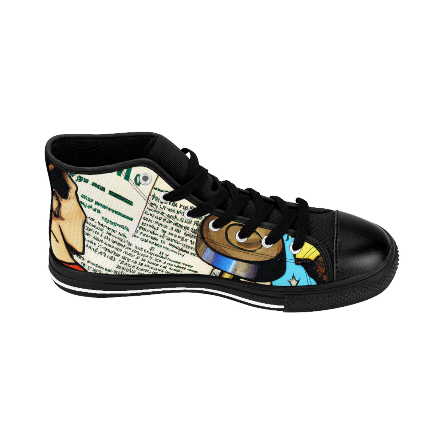 Melvinia the Shoemaker - Comic Book Hi Tops