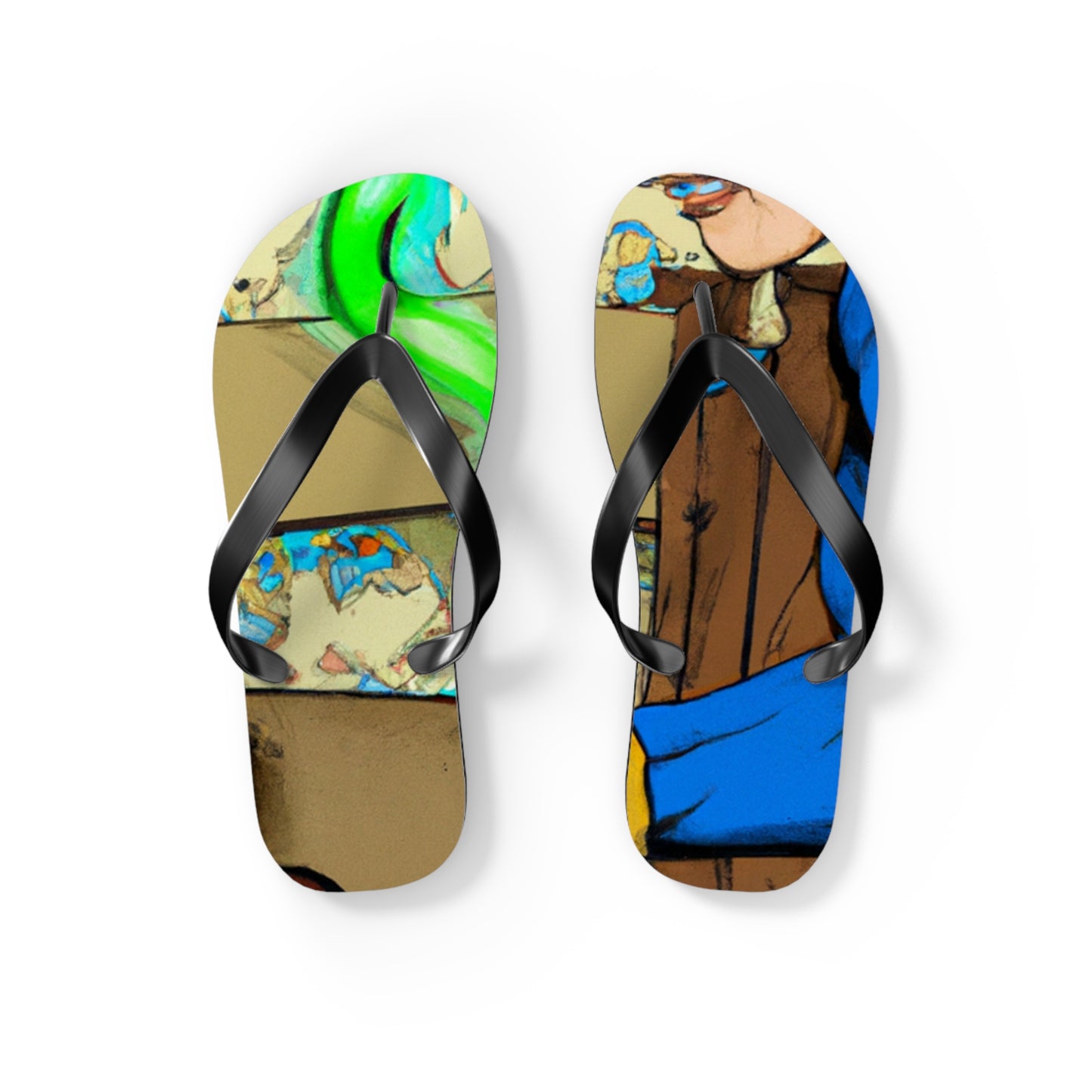 Skylord Supreme - Comics Collector Flip Flop Beach Sandals