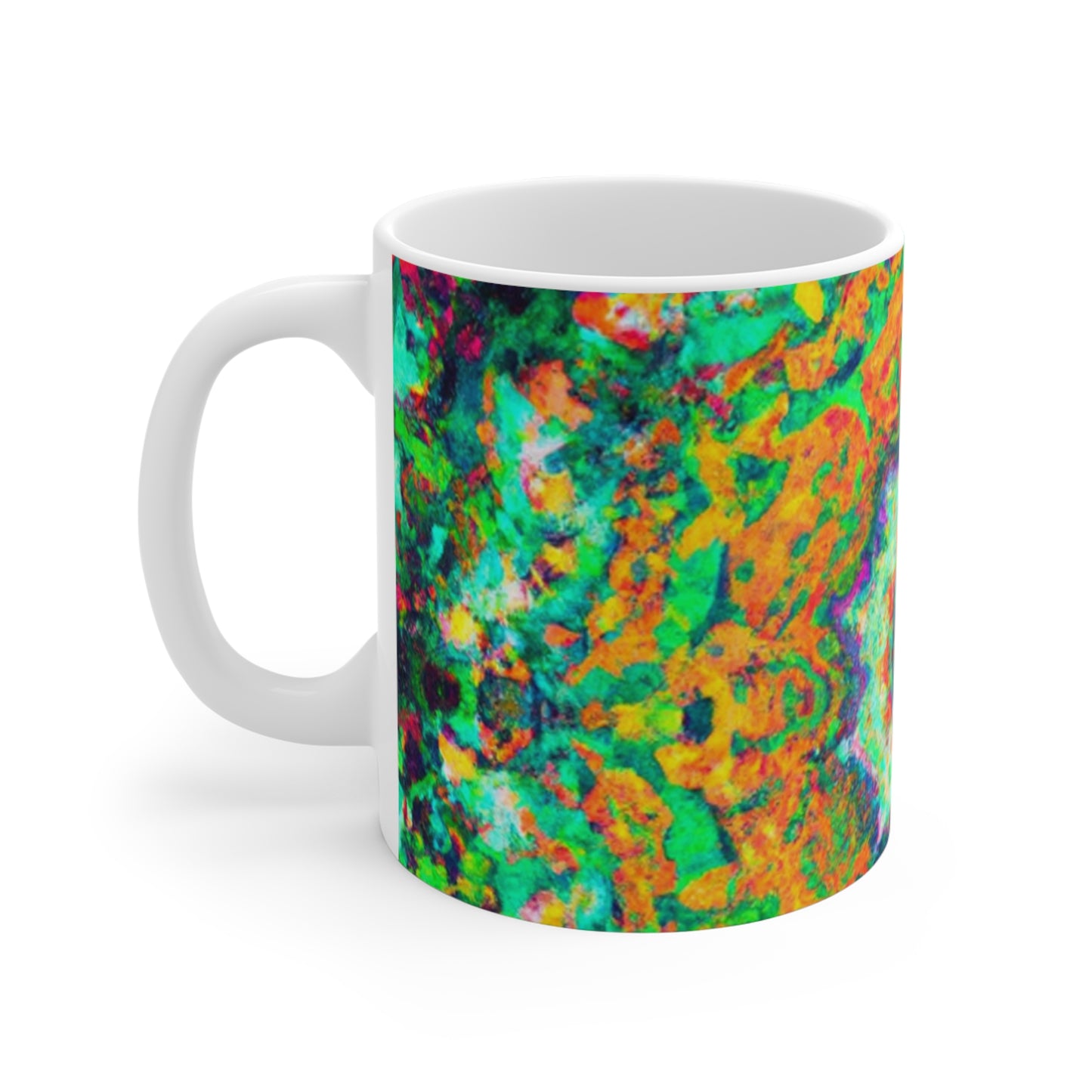 Jo's Java - Psychedelic Coffee Cup Mug 11 Ounce