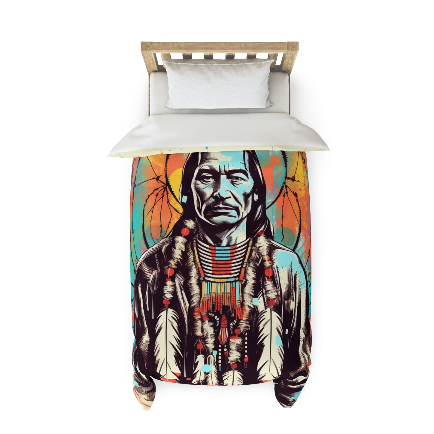 Native American Dream Catcher Duvet Bedding Cover Boho Decor Spiritual Symbol