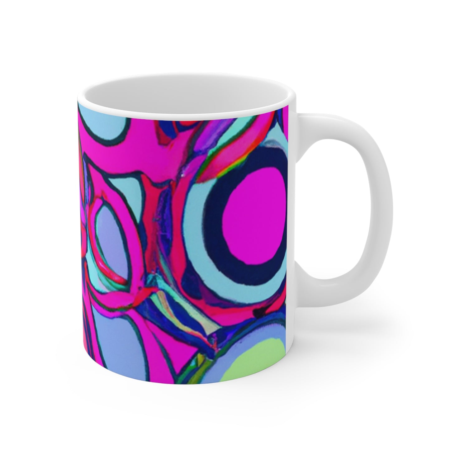 Maxwell's Java - Psychedelic Coffee Cup Mug 11 Ounce