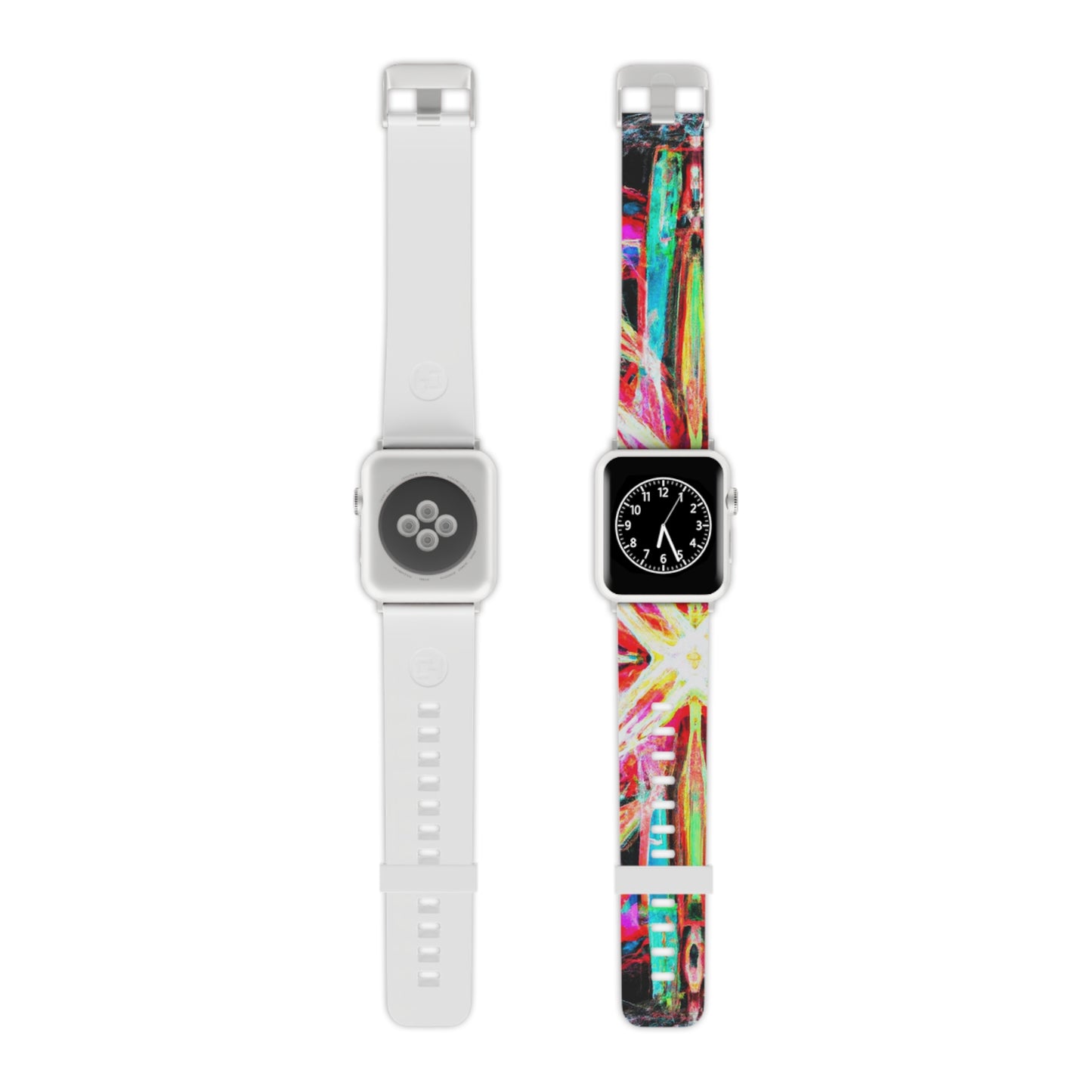 Herman Von Bezet - Trippy Hippy Boho Psychedelic Apple Wrist Watch Band