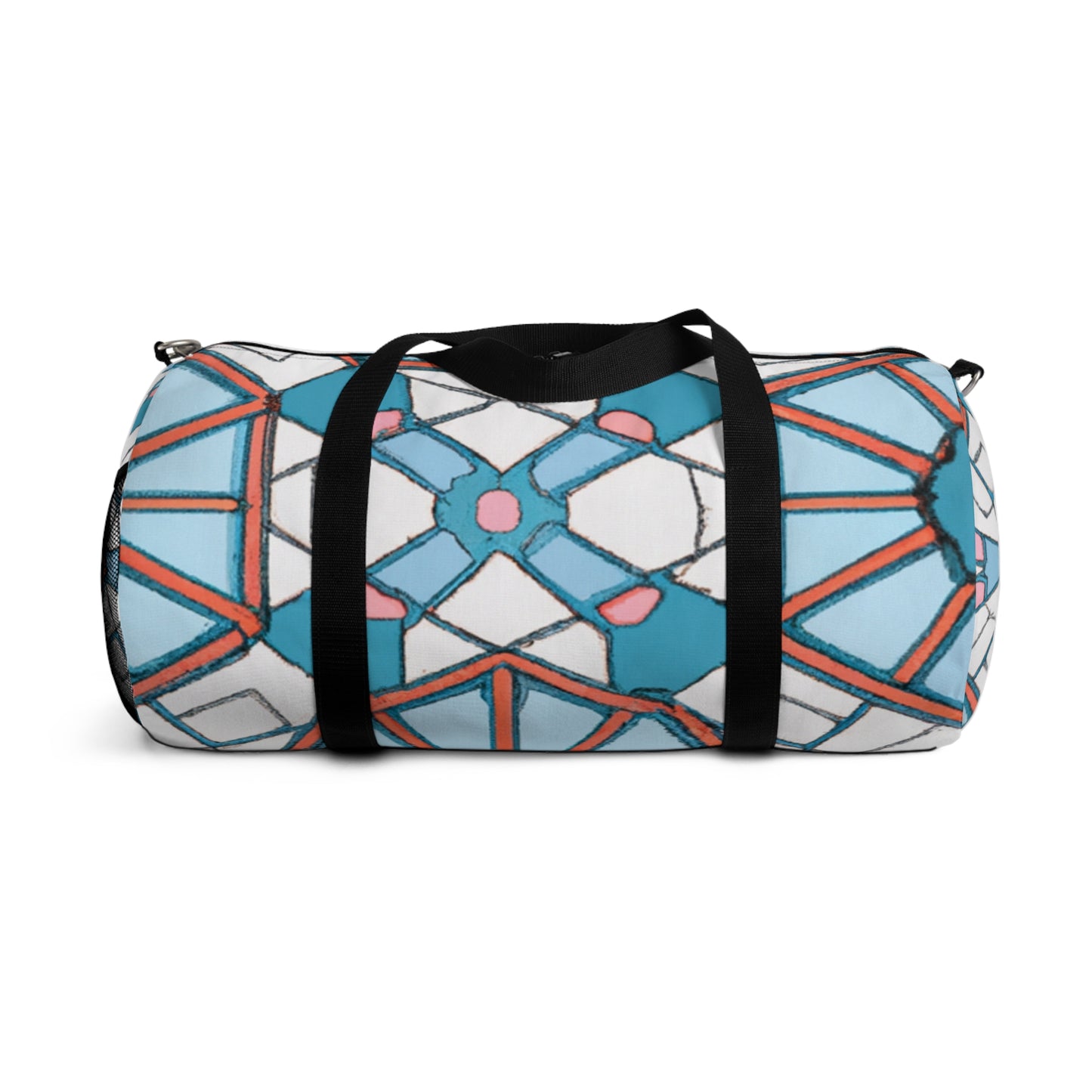 Abelard de Laceyshire - Geometric Pattern Duffel Travel Gym Luggage Bag