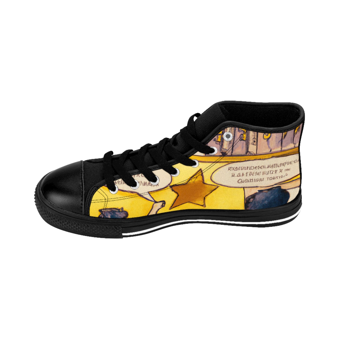 .

Ivorian de Courvoisier - Comic Book Hi Tops