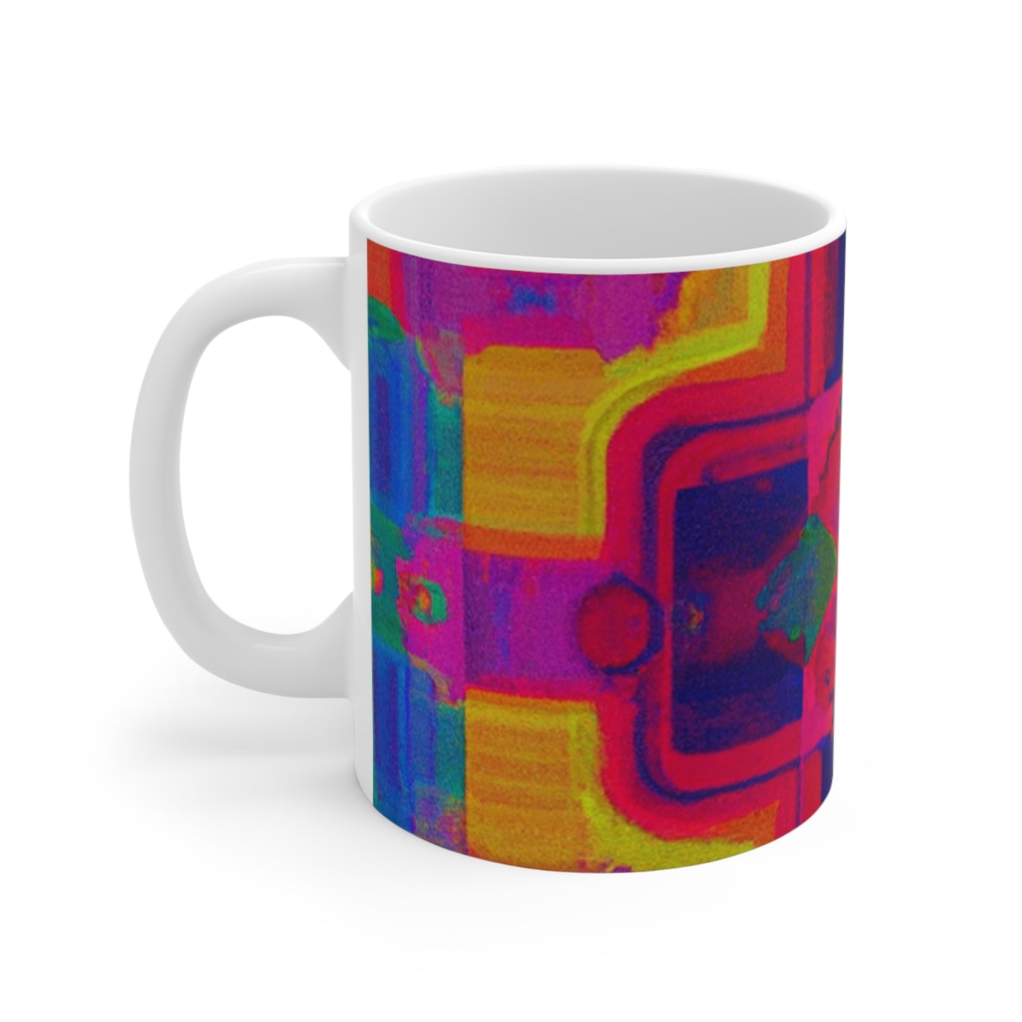 Java Joe's Coffee Roasters - Psychedelic Coffee Cup Mug 11 Ounce