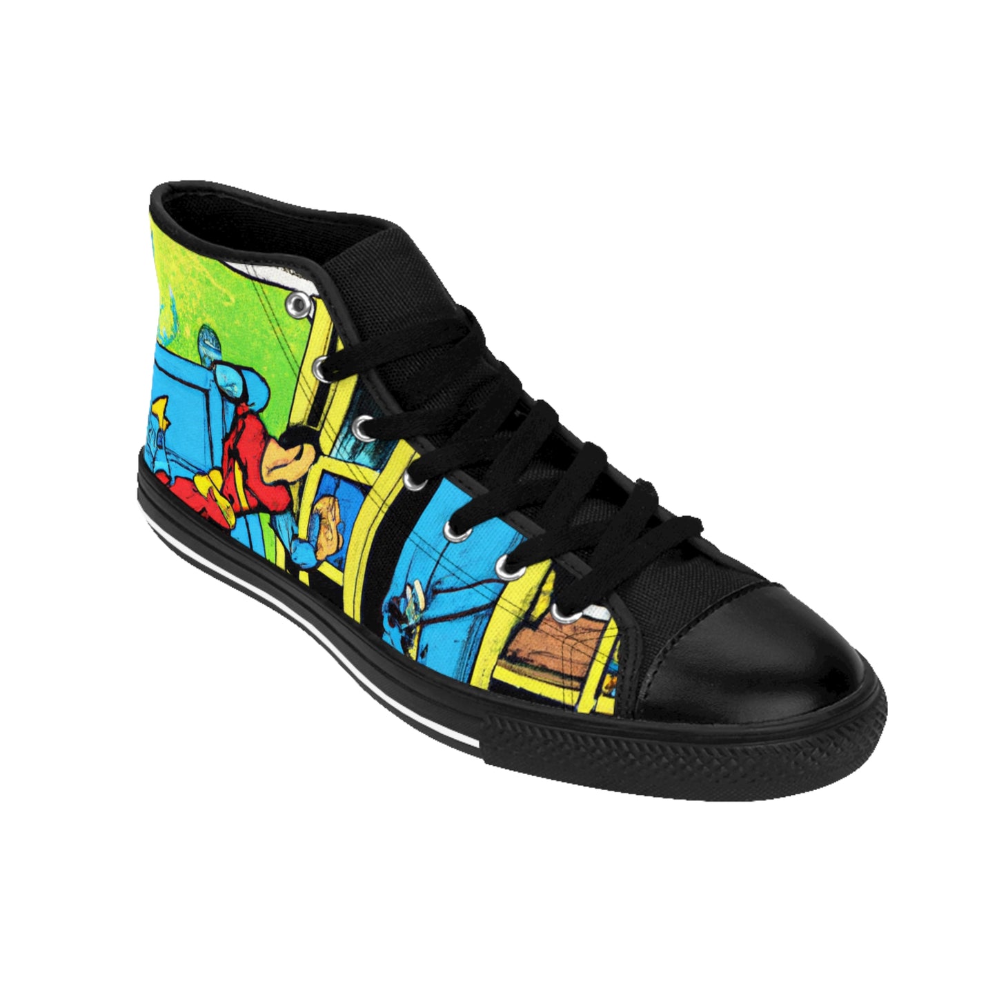 Ferolle the Furrier - Comic Book Hi Tops