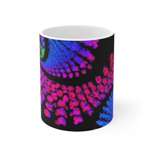 Lena's House of Java - Psychedelic Coffee Cup Mug 11 Ounce