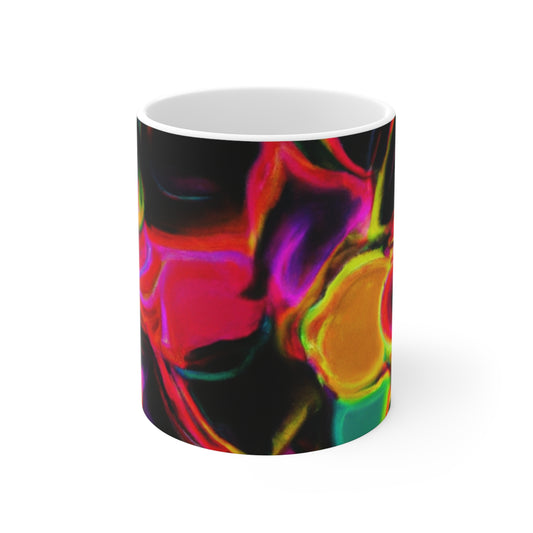 .

Brewster's Best Coffee - Psychedelic Coffee Cup Mug 11 Ounce