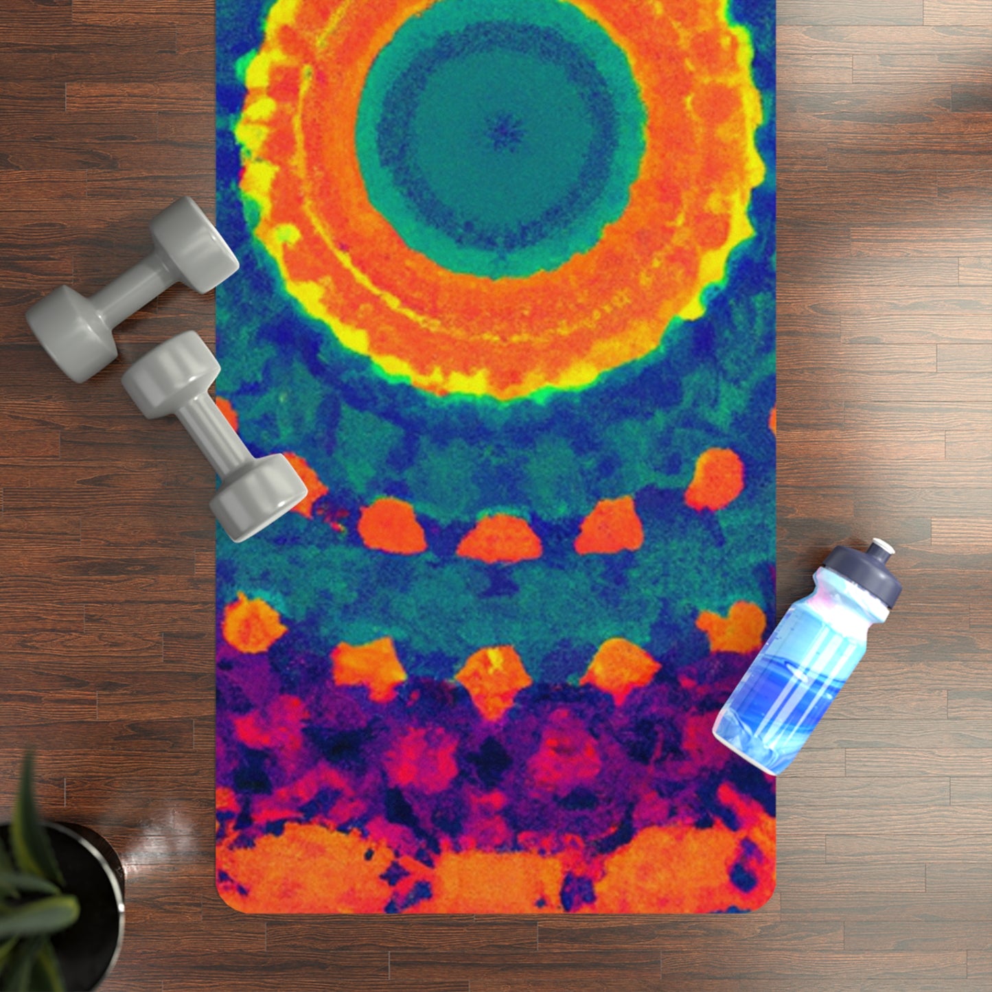 Osho Sukrita - Psychedelic Yoga Exercise Workout Mat - 24″ x 68"