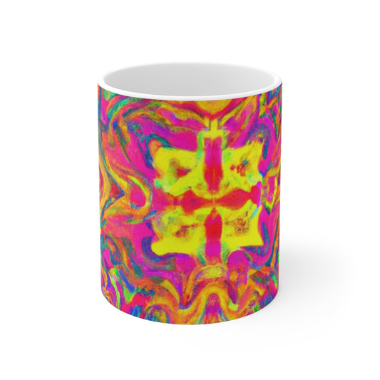 Gustav's Gourmet Roast - Psychedelic Coffee Cup Mug 11 Ounce