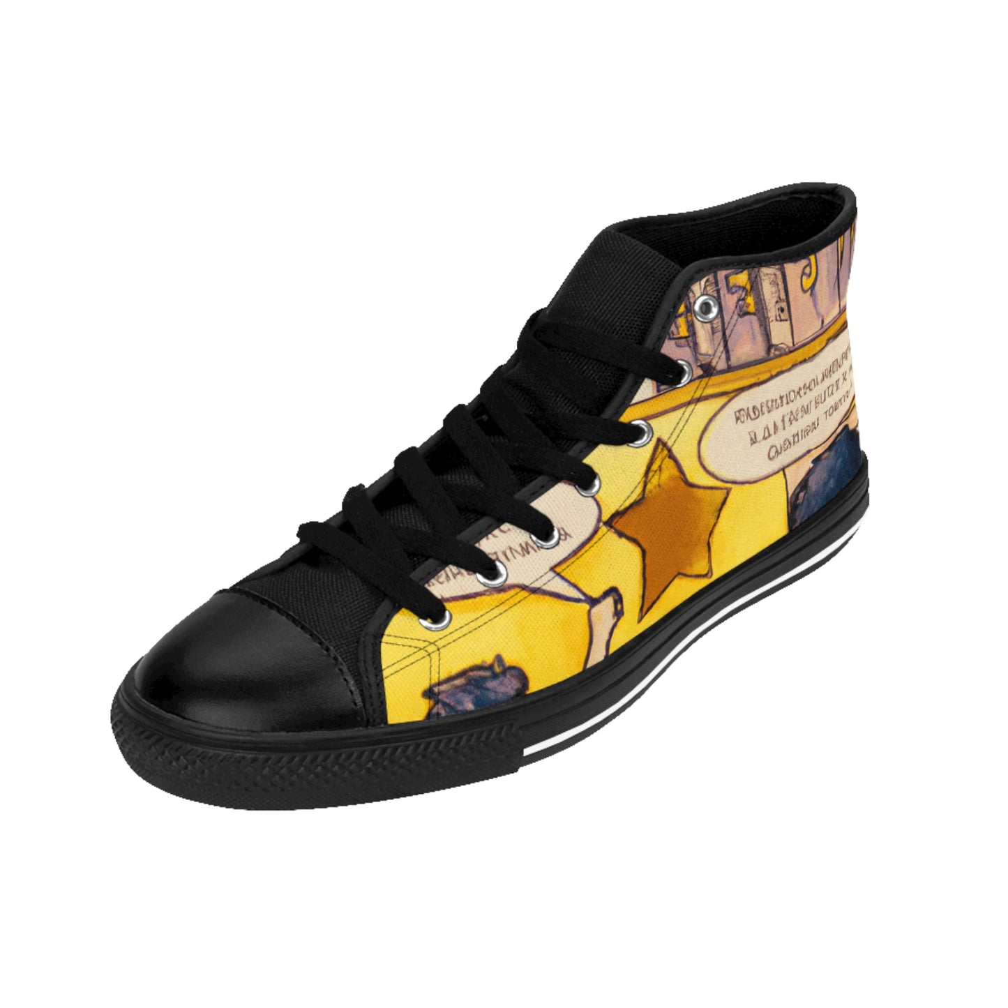 .

Ivorian de Courvoisier - Comic Book Hi Tops