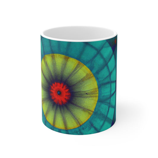Sue's Superior Roasts - Psychedelic Coffee Cup Mug 11 Ounce