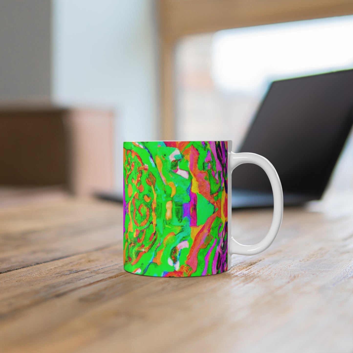 Carmine's Original Brews - Psychedelic Coffee Cup Mug 11 Ounce