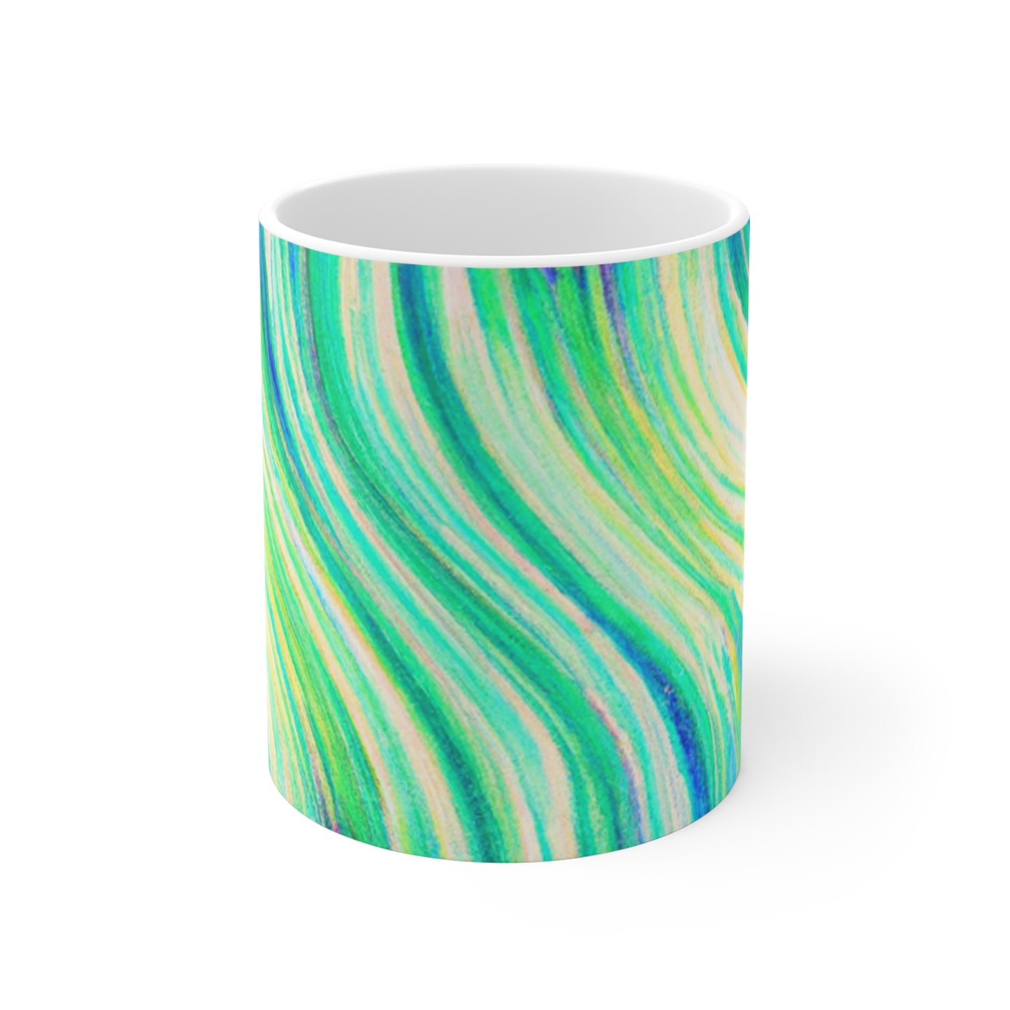 Celia's Classic Coffee Roasters - Psychedelic Coffee Cup Mug 11 Ounce