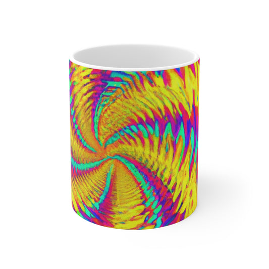 Millie's Finest Coffee Roasters - Psychedelic Coffee Cup Mug 11 Ounce