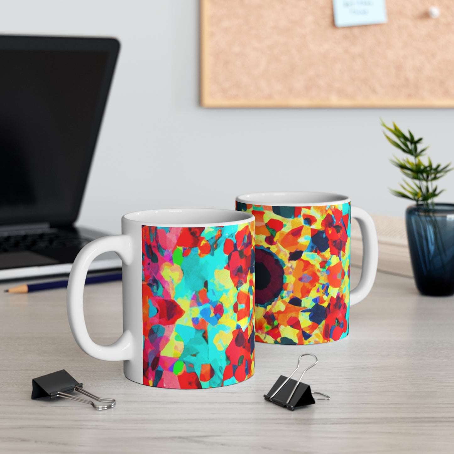 Sylvia's Select Specialty Coffee - Psychedelic Coffee Cup Mug 11 Ounce