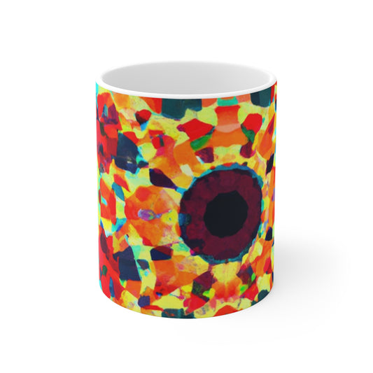 Sylvia's Select Specialty Coffee - Psychedelic Coffee Cup Mug 11 Ounce