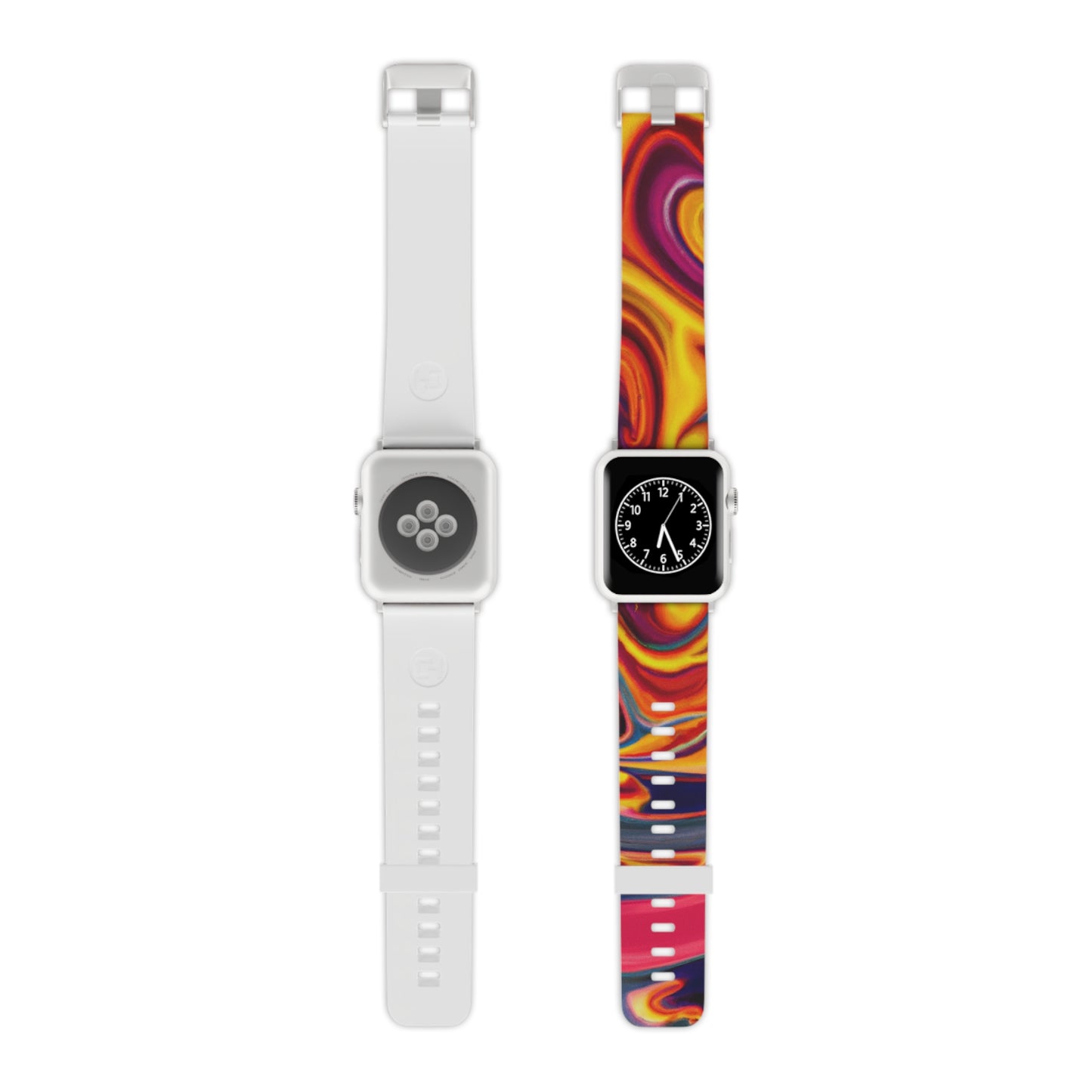 William Warrington - Trippy Hippy Boho Psychedelic Apple Wrist Watch Band