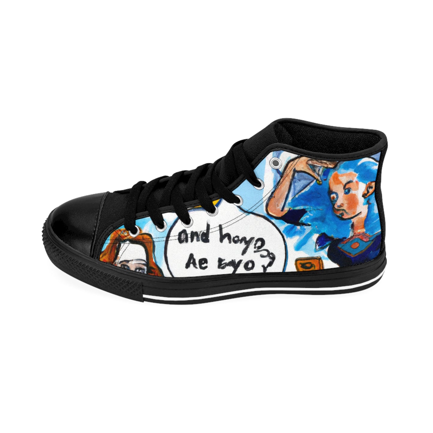 Gannet the Shoemaker - Comic Book Hi Tops