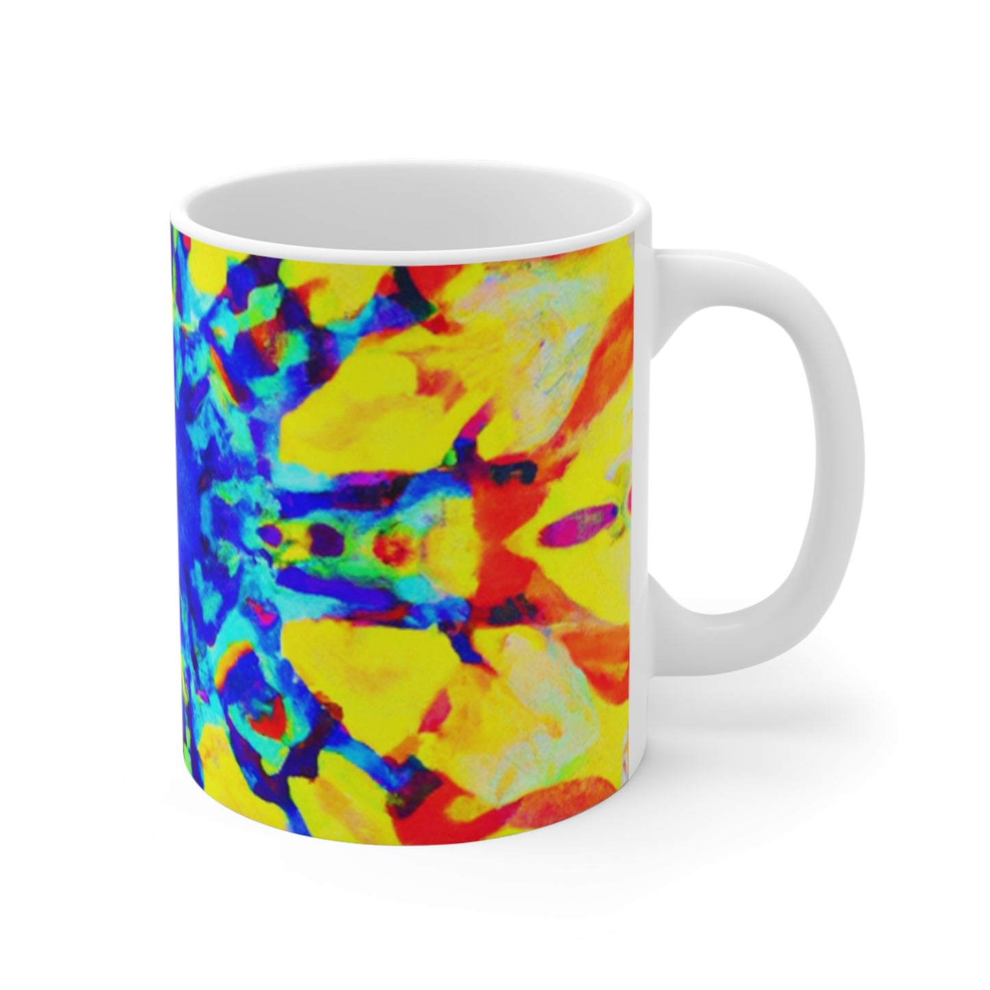 Java Joe's - Psychedelic Coffee Cup Mug 11 Ounce