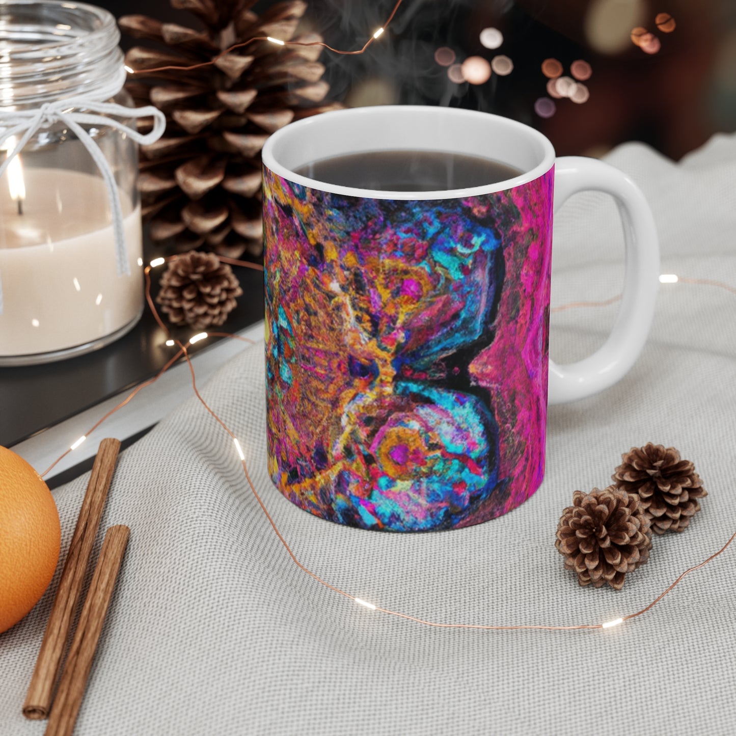 Crystal Java. - Psychedelic Coffee Cup Mug 11 Ounce