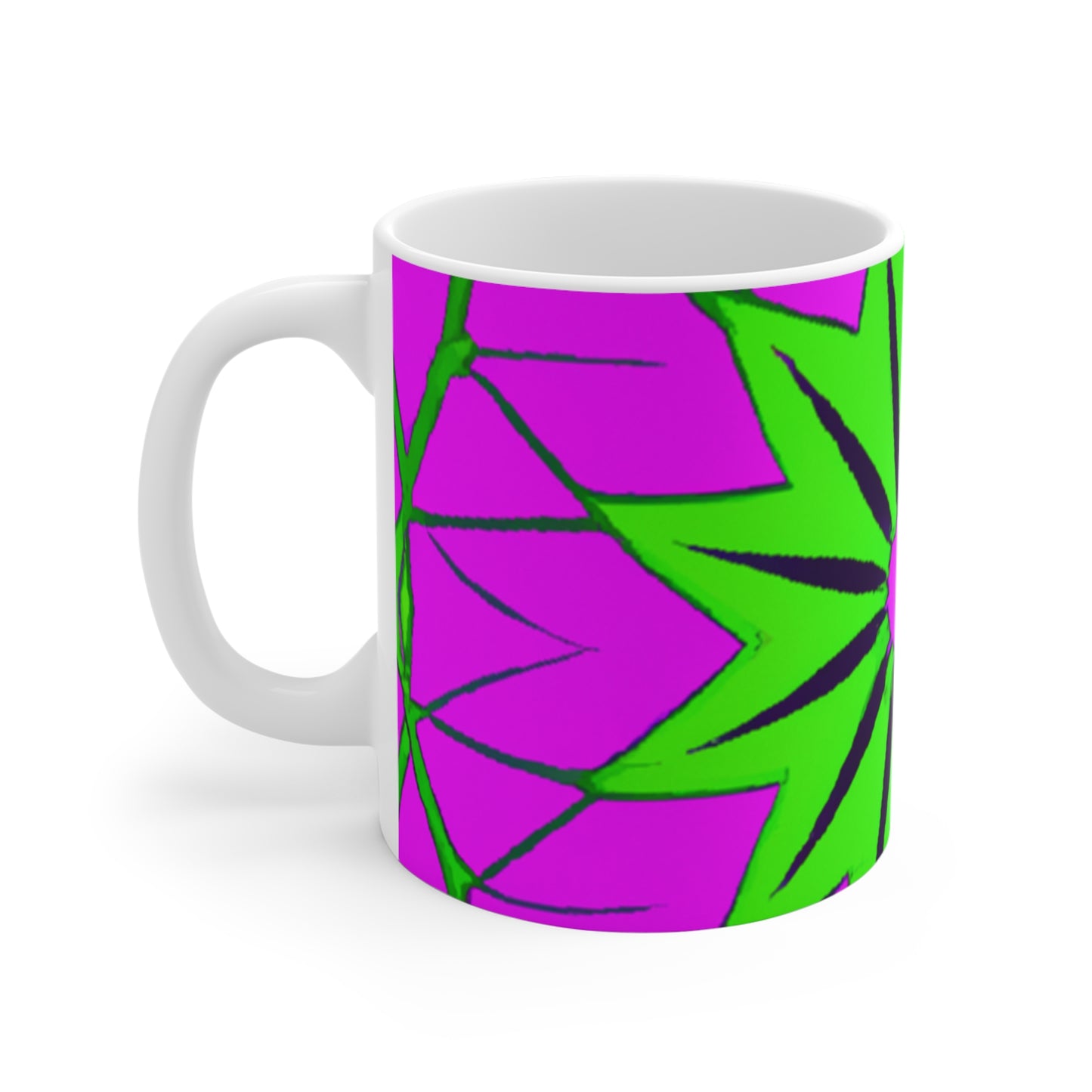 Donna's Classic Coffee Roasters - Psychedelic Coffee Cup Mug 11 Ounce