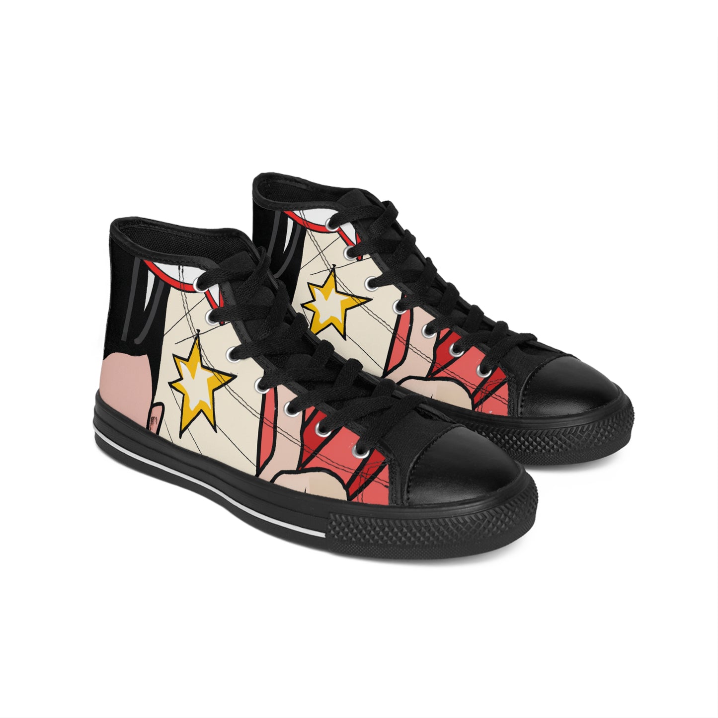 Octavianus Tiberius Shoesmith - Comic Book Hi Tops