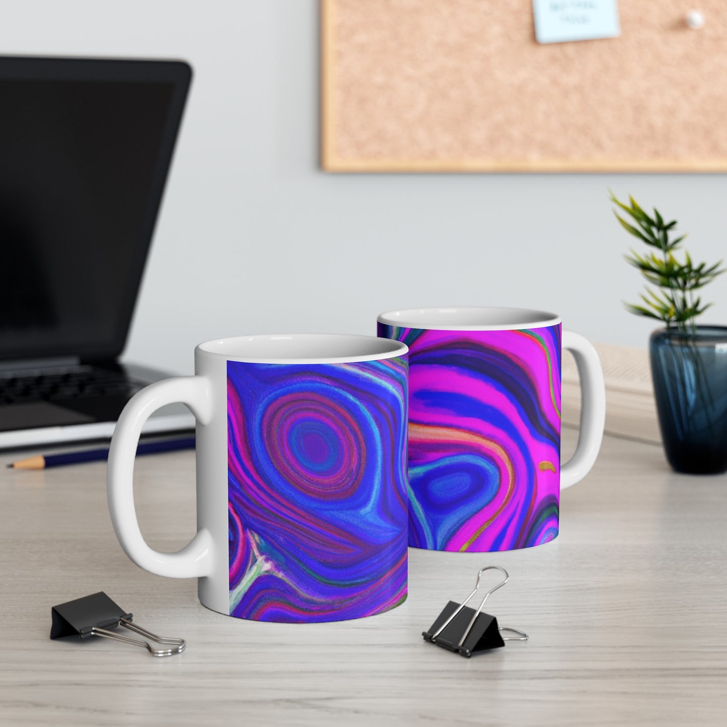 Beauregard Coffee Roasters - Psychedelic Coffee Cup Mug 11 Ounce