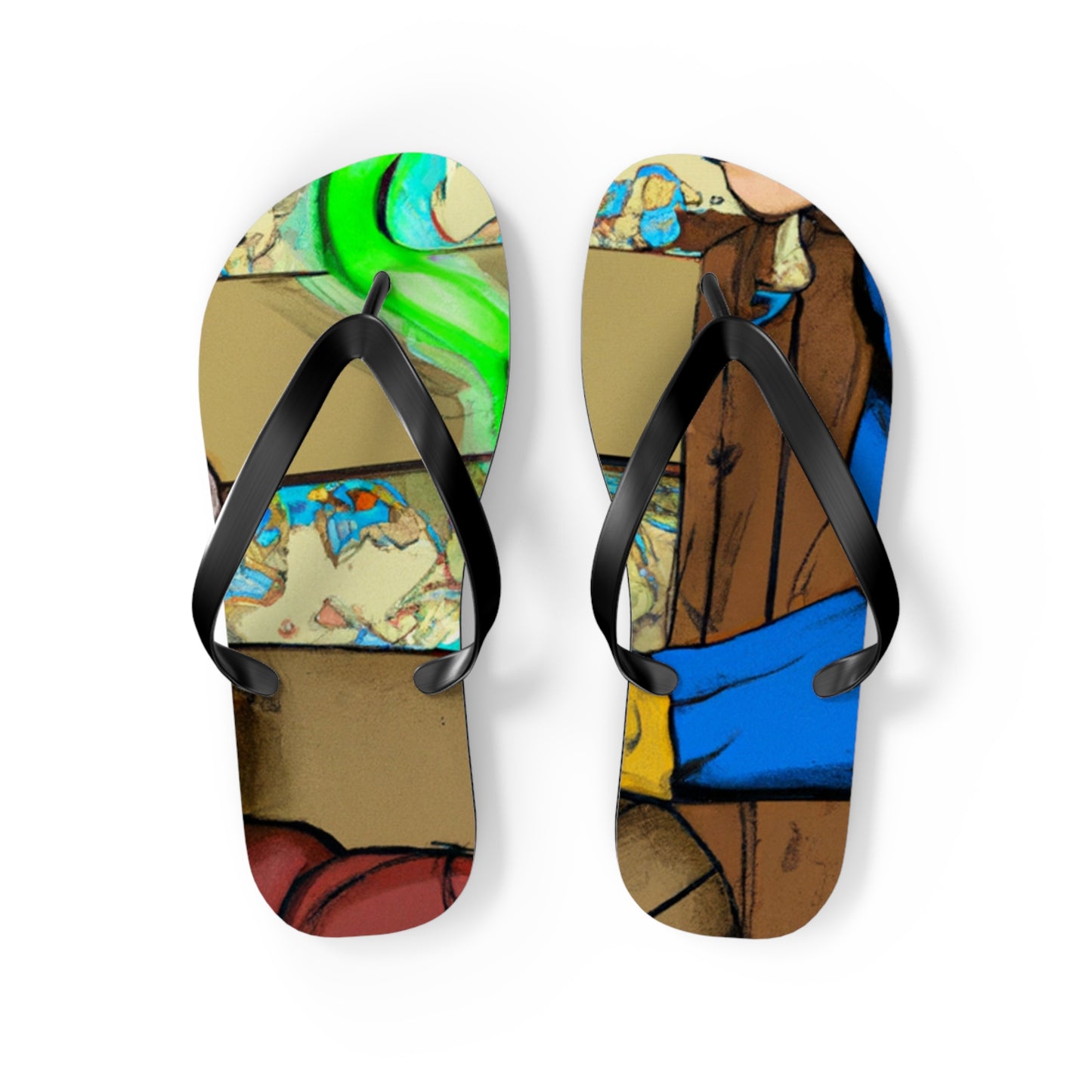 Skylord Supreme - Comics Collector Flip Flop Beach Sandals