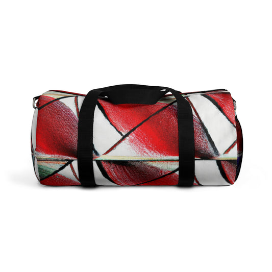 Mabel Greenfrau - Geometric Pattern Duffel Travel Gym Luggage Bag